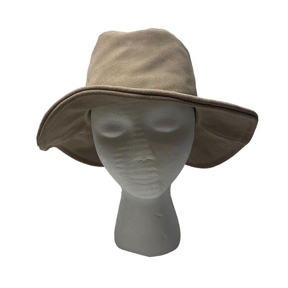 Free People Accessories - Free People Tennessee Suede Floppy Bucket Hat Beige Braided Strap